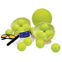 Tennis Ball Autograph Ball that opens as a gift pack