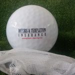 Golf Ball Pack Pad Printed for Morris & Templeton Insurance