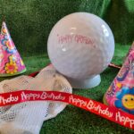 Birthday Golf Ball Table Decoration